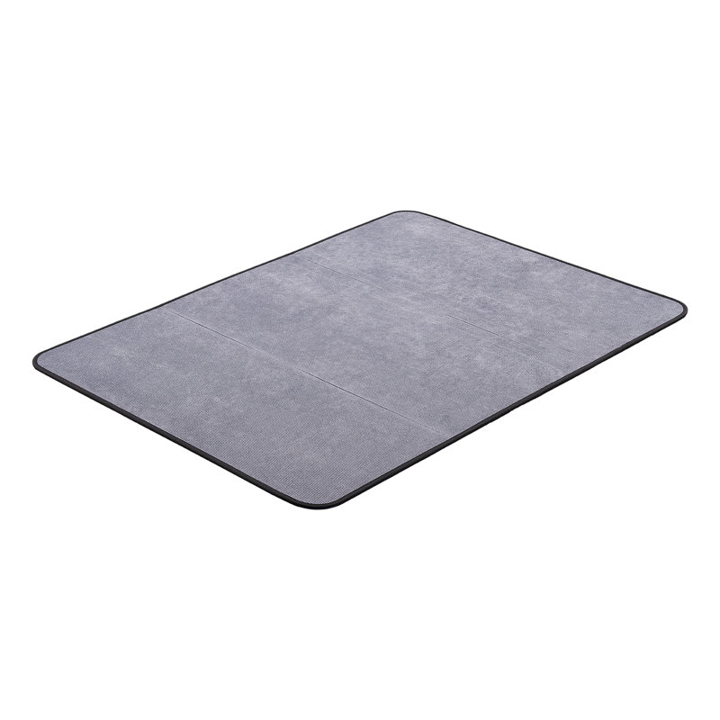 Tapis de chaise de jeu 36 po x 48 po, velours côtelé doux, réduit le bruit de roulement, surface en velours côtelé antidérapant facile à entretenir, idéal pour les bureaux