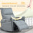 Power Swivel Rocker Recliner Chair With 270° Rotation, Electric Recline-1805725967