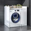 Derin Washing Machine Cabinet with Cupboard, 100 cm-1808686083