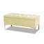 Modena Wide Velvet Tufted Rectangle Ottoman Storage Bench with Legs, Upholstered Multi-Function Footstool Bench for Living Room & Bedroom-839430278-841473860