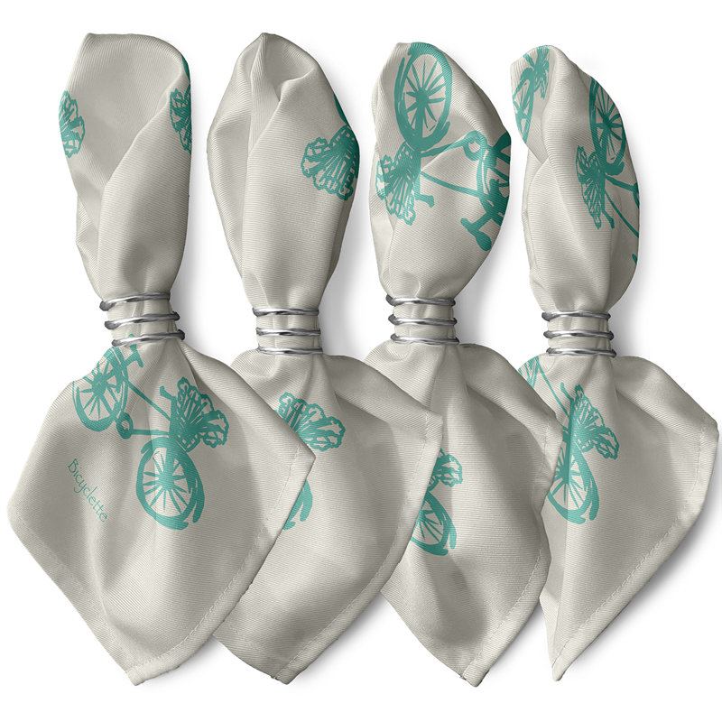 Heliodoro Polyester Americana Napkins, Blue