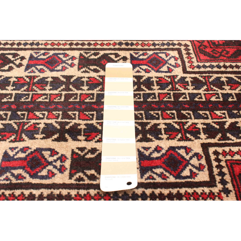 Tapis beige Teimani 2 pi 10 po x 4 pi 6 po