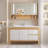 Nordic style simple bathroom cabinet