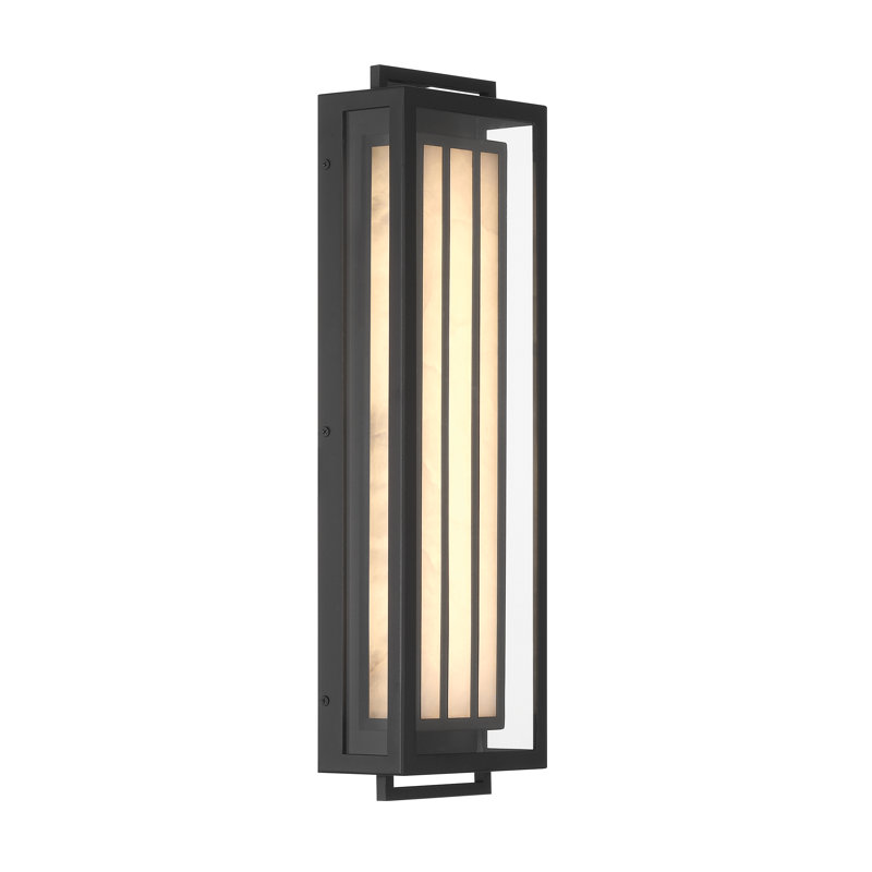 Eastly 1 - Light LED Outdoor Sconce, 20, 11.07" H x 22" W x 6.75" D