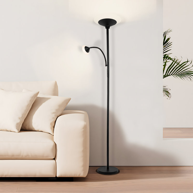  71'' Torchiere Floor Lamp,LED Remote Control and Dimmable