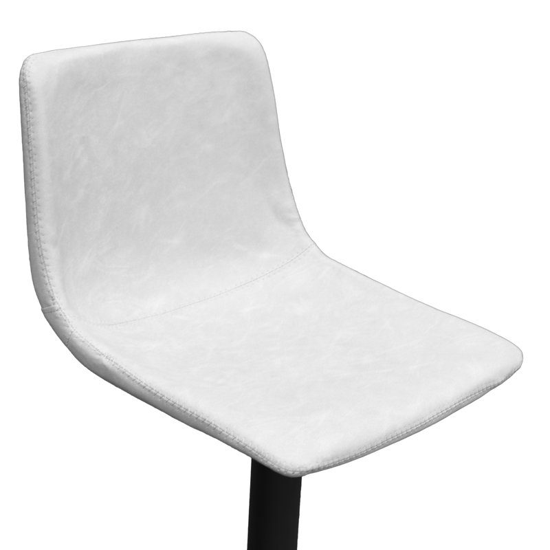 Tabouret de bar pivotant Maximilian, Simple, Gris clair