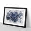 Moon Through The Clouds - Single Picture Frame Print on MDF-56891342-56891344