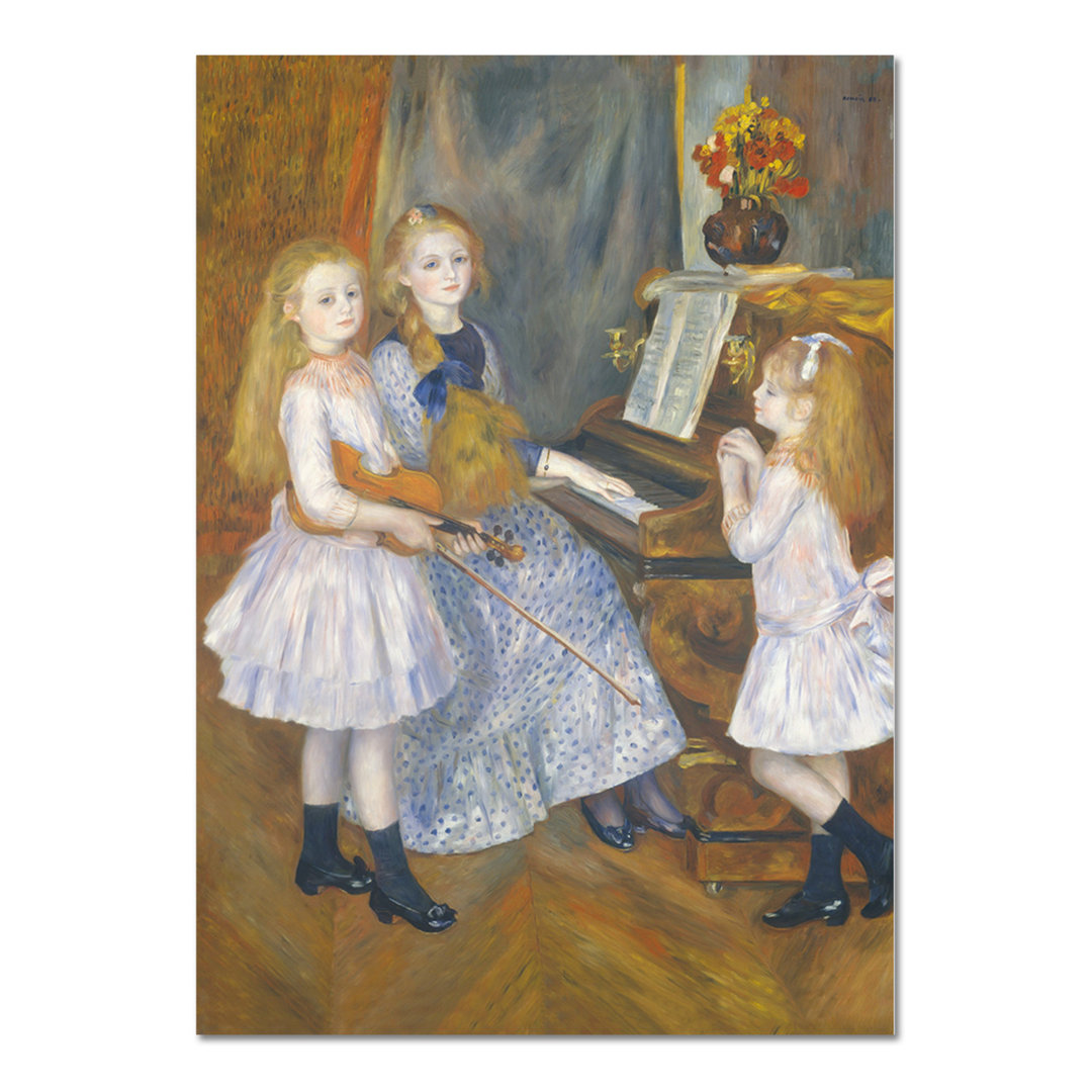 Kunstdruck Le Figlie Di Catulle Mendes von Pierre-Auguste Renoir