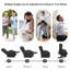 Canapé de massage inclinable et chauffant en cuir de 40 po de largeur, fauteuil avec porte-gobelets, ports USB et Type-C, télécommande-114208123