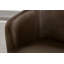 Fauteuil demi-tonneau pivotant 100% cuir italien Crandell-804777101