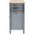 Kitchen Island Cart With Wood Top Coffee Station Rolling Kitchen Cart 4 Door Cabinet And Two Drawers-1417135114
