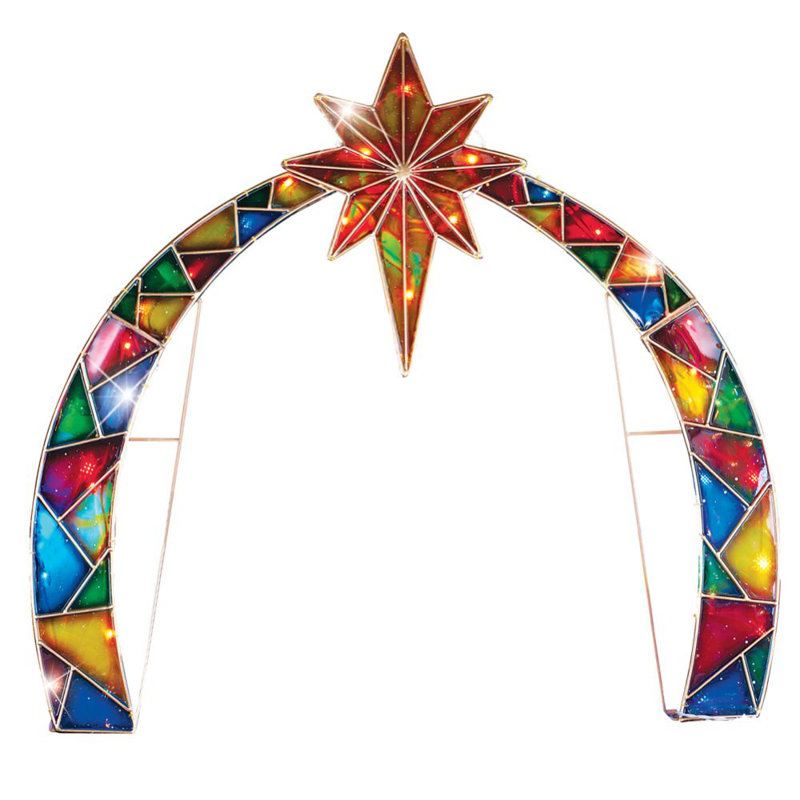 Figurine arche avec étoile de Bethléem