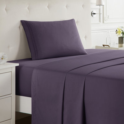 Double Brushed Hotel Luxury Sheet Set with Extra Soft Sheets & Pillowcases
