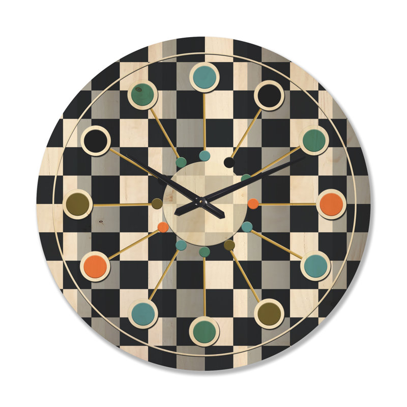 Solid Wood Wall Clock, Extra Large