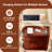 Solid Wood End Table With Charging Station