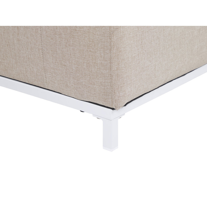Eleene 186cm Wide Metal Garden Sofa