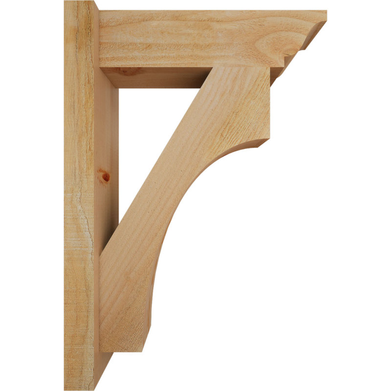 Persienne en bois Westlake, Sapin Douglas de 6 po (sciage brut), P 18 po x H 26 po