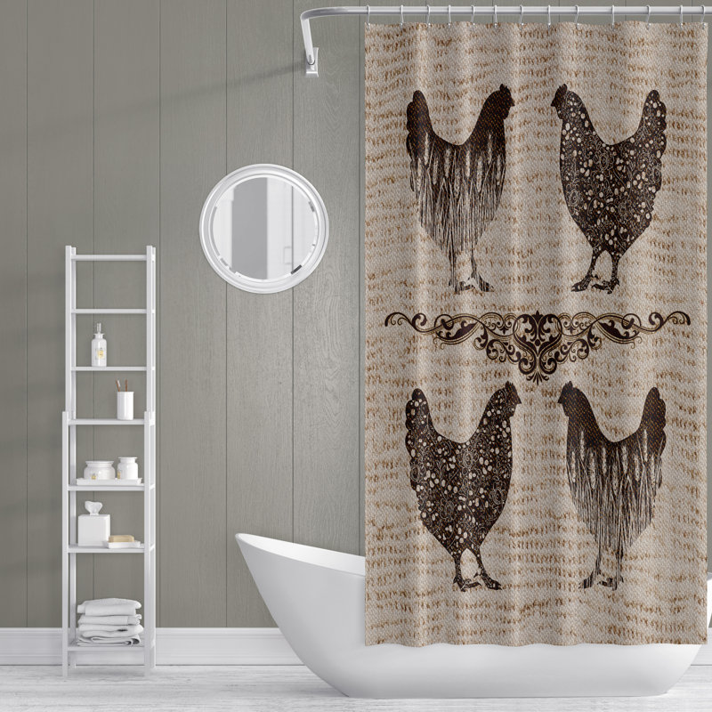 Karas Shower Curtain, 83" H x 70" W