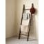 Échelle de couverture rustique avec boutons de suspension, échelle de rangement murale 5,5 pi pour courtepointes et jetés, échelle décorative en bois massif pour le salon et la chambre à coucher, assemblage facile sans outil