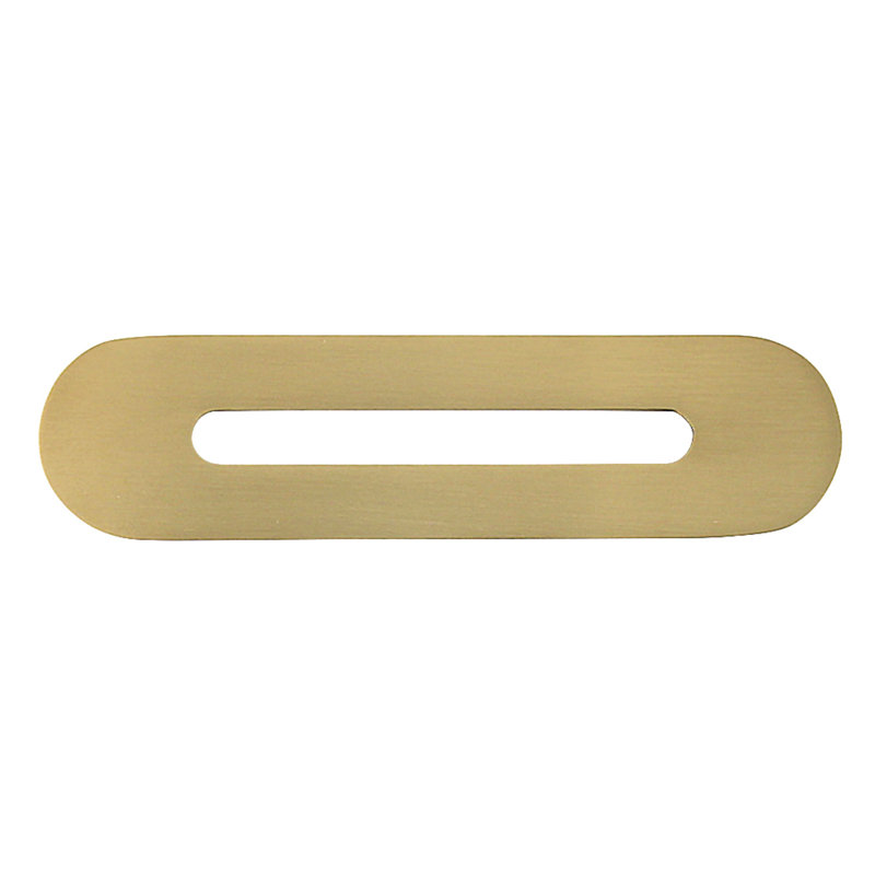 Kingston Brass Made to Match Bathtub Overflow Hole Cover, Brushed Brass