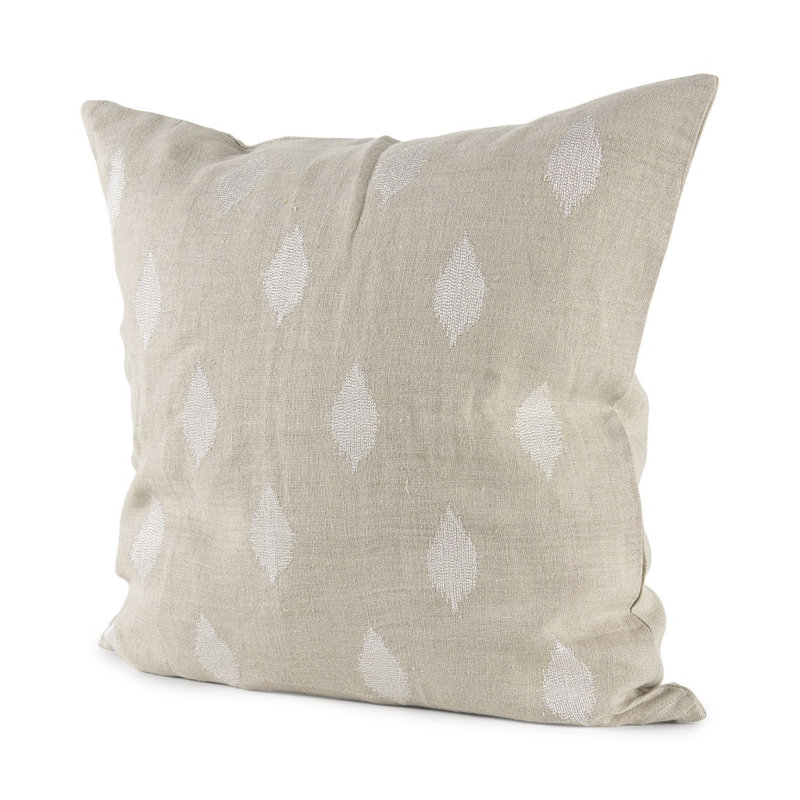 Housse de coussin carré en lin Soma