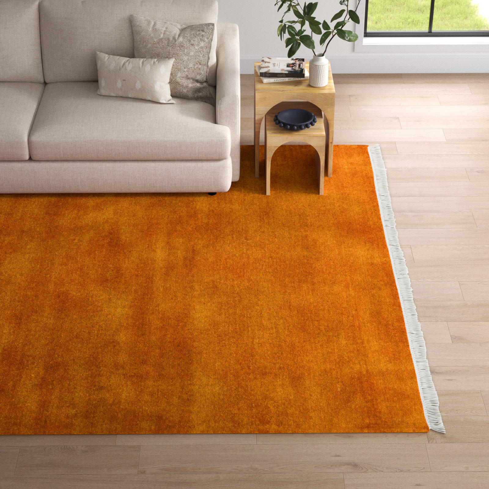 Clio Hand-Woven Area Rug, Rectangle 6' x 9'