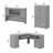 Huckins 4 Piece Computer Desk Office Set-866705321