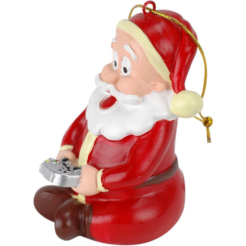Ornement de Noël père Noël jeu vidéo