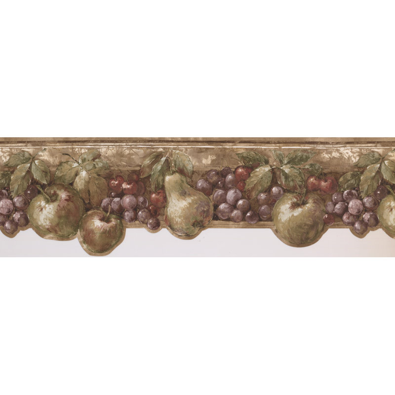 Floral Border, Brown