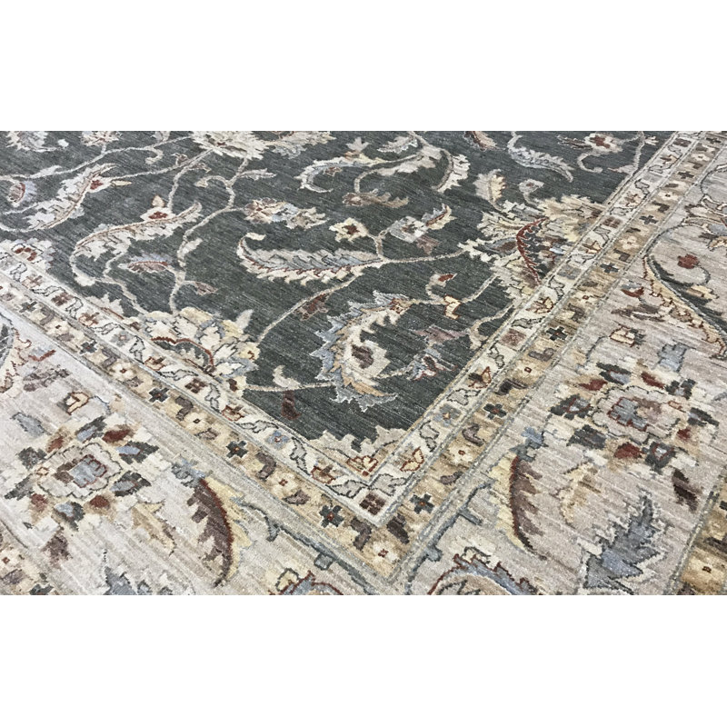 One-of-a-Kind Handwoven Brown/Beige Area Rug