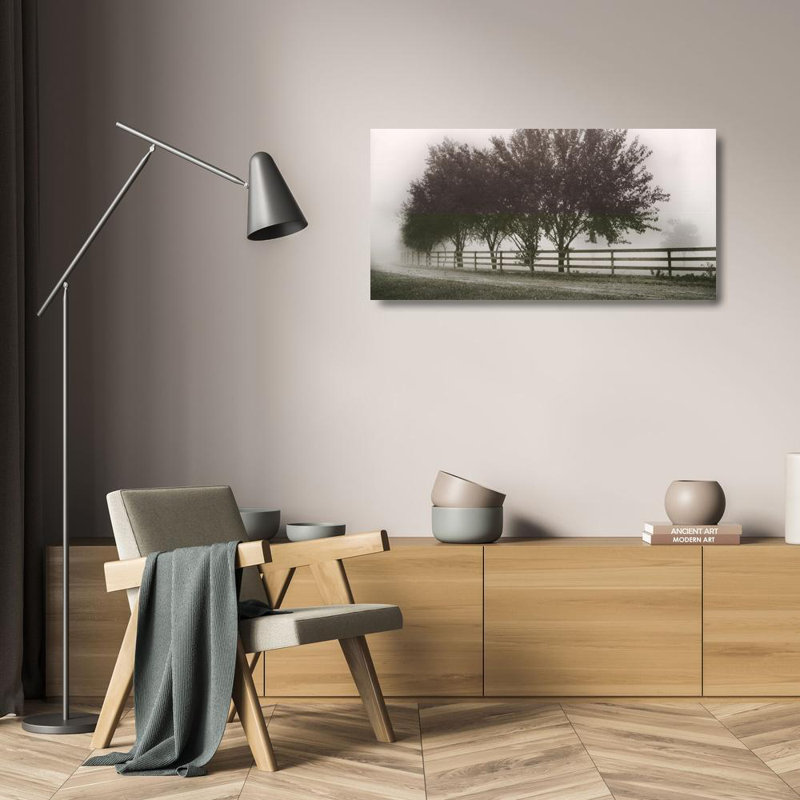 Rangée d'arbres, H 12 po x l 24 po