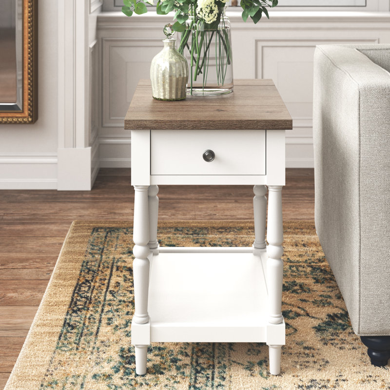 Table de bout avec rangement Daneya