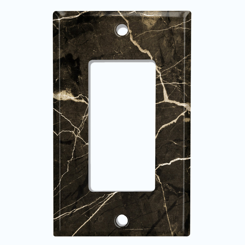 Patterned 1 - Gang Rocker Standard Wall Plate
