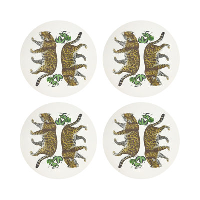 Leopard Seeing Double Pebble 16" Vinyl Placemat