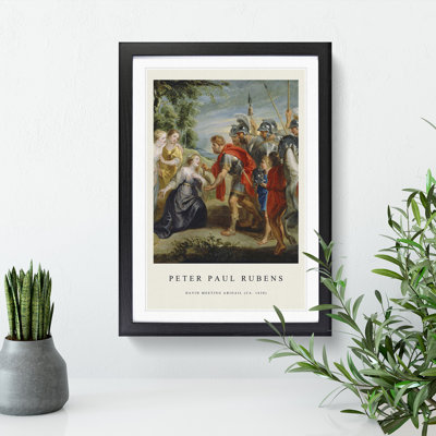 Abigai and David by Peter Paul Rubens - Picture Frame Painting