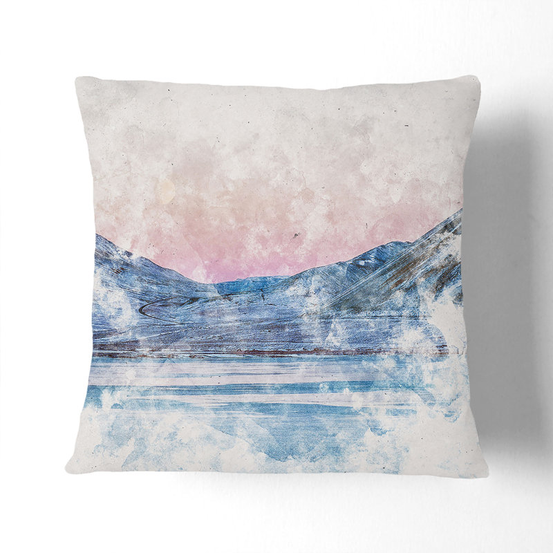 Abstract Square Cushion, 55cm H x 55cm W x 20cm D