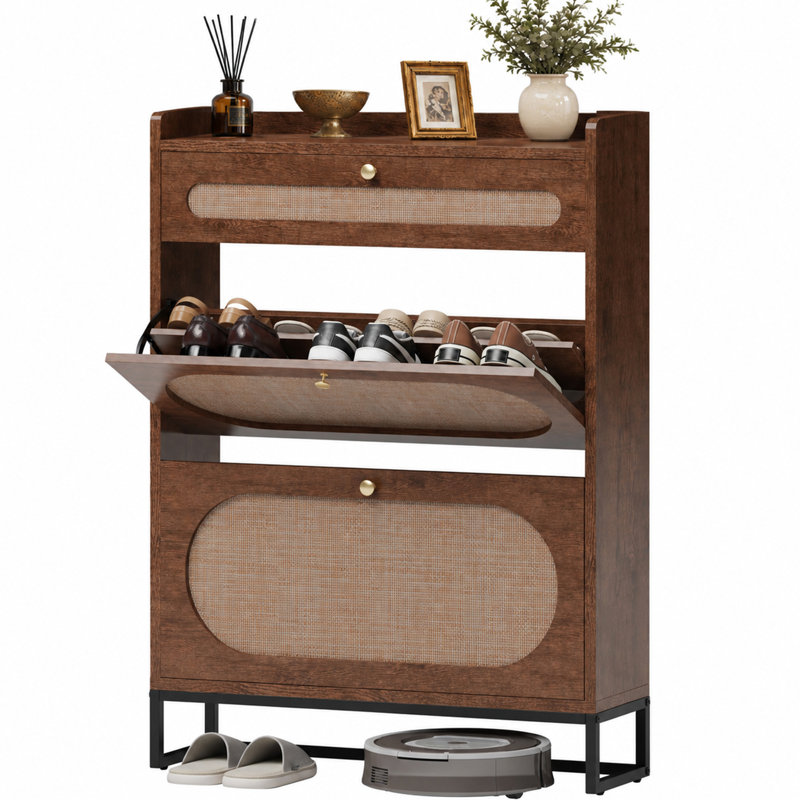 Shoe Storage Cabinet, 2 Doors