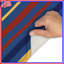 Blue Yellow Diagonal Stripes Bath Mat-128502097