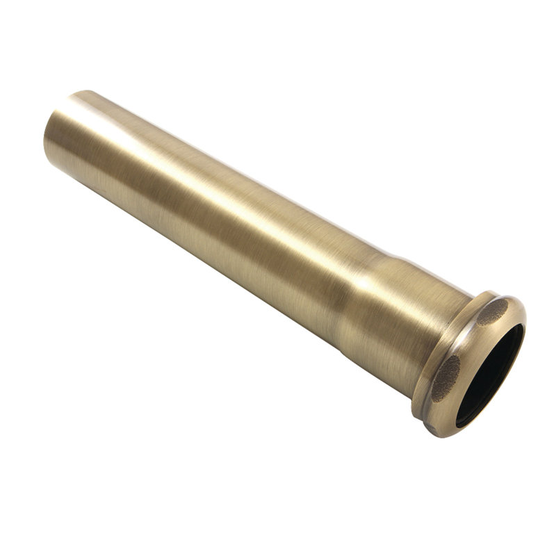 Kingston Brass Century 1-1/2" x 8" Brass Slip Joint Tailpiece Extension Tube, Antique Brass