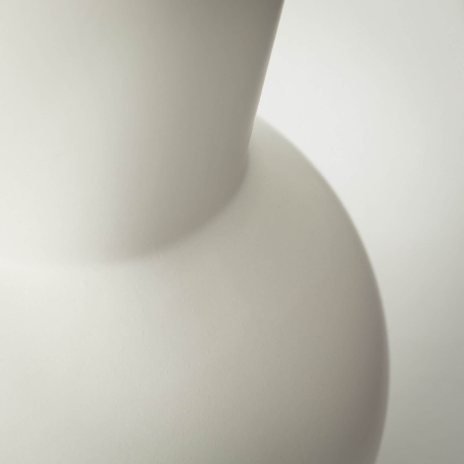 Dariana 12" Modern Matte Gourd Vase, Ceramic, Matte White