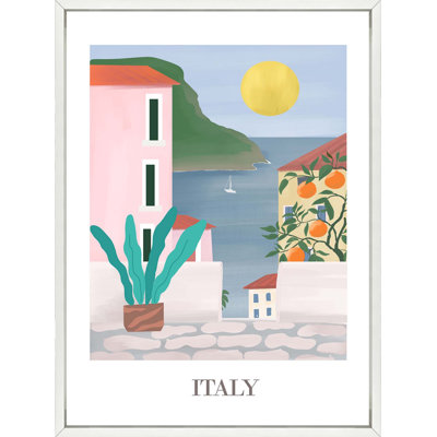 Italy 2 Travel Poster - Framed