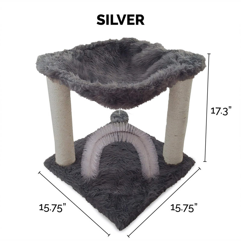 Aire de jeu Furhaven Tiger Tough, Gris