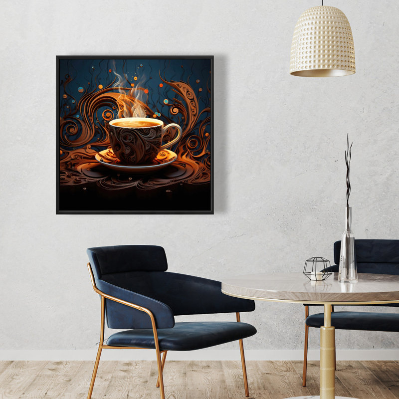 Coffee Trance Print On Canvas