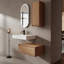 12" Bathroom Side Cabinet With Soft Close Doors - Modern Wall Mounted Design-2028337346