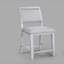 Mobilier de salle à manger 2 pièces blanc