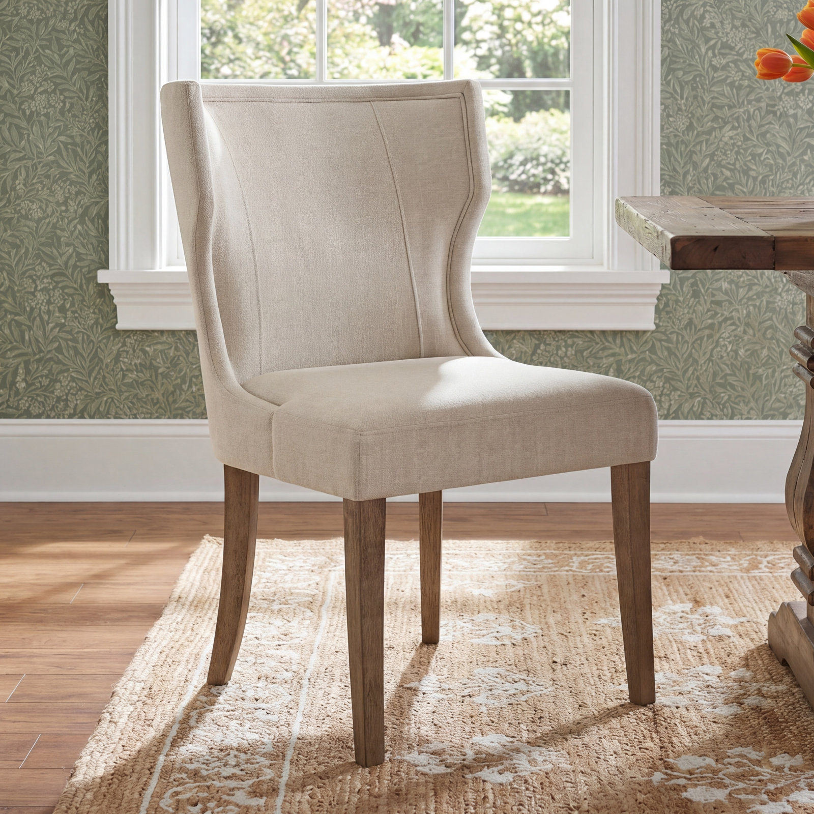 Willow Linen Dining Chair, Effie Linen