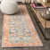 Eglinton Modern Faded Peshawar Plum/Terracotta Rug