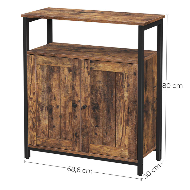 Leidah Wood 2 - Door Rectangle Accent Cabinet