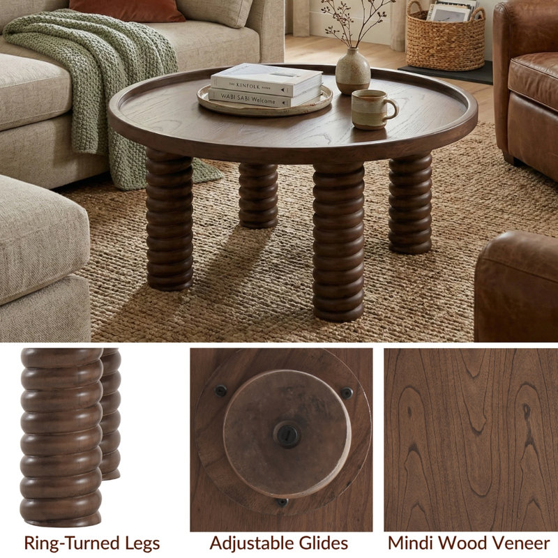 Crellin Coffee Table, Walnut