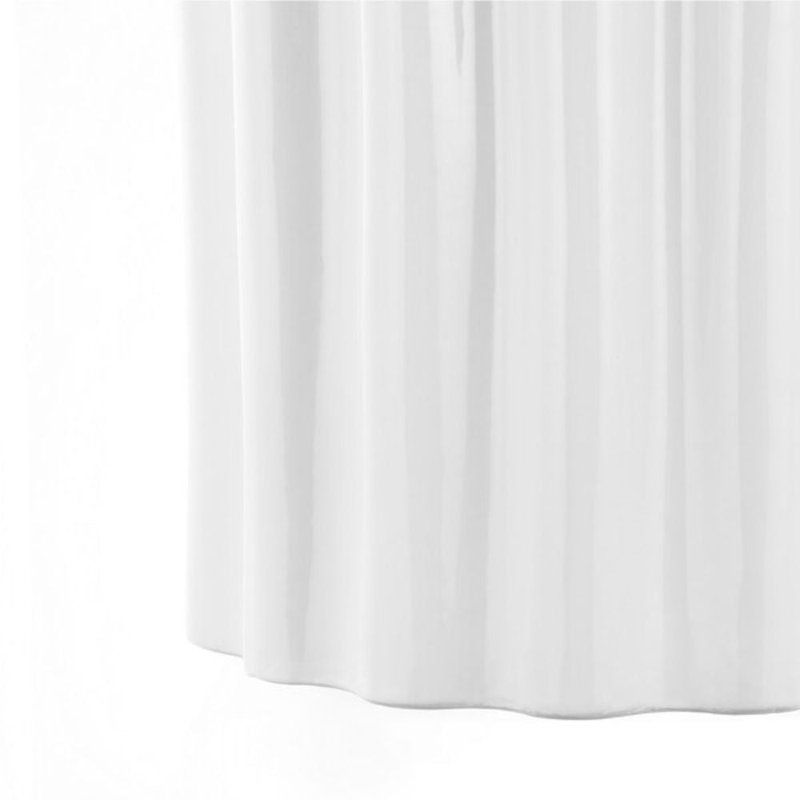 Tabouret de jardin en céramique Pier, Blanc